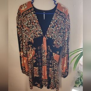 Free People Autumnal Boho Dress